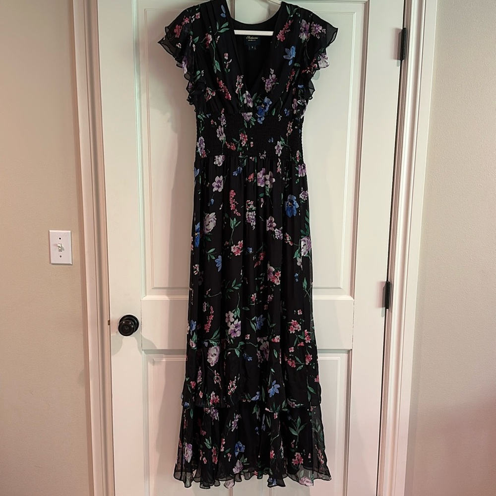 Shoshanna riffle tiered dress